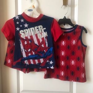 Marvel Spider-Man Boys Size 4, 3-Piece Pajamas